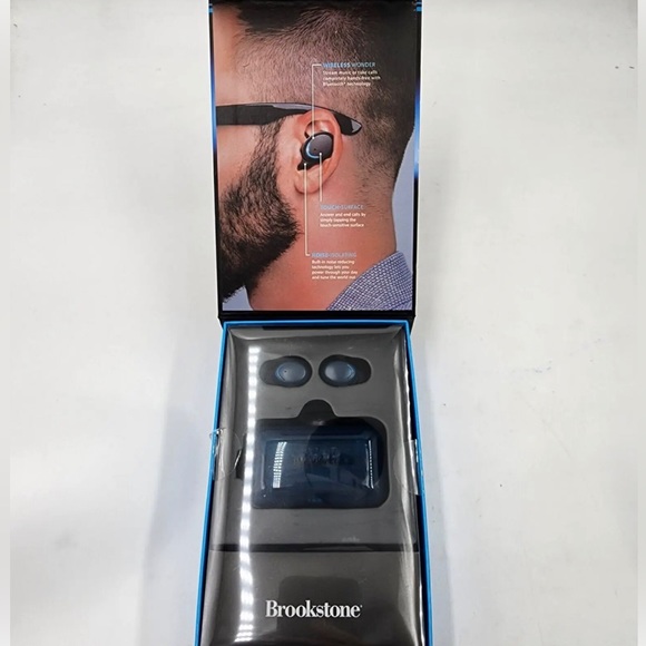 Brookstone Touch Power Bluetooth True Wireless Earbuds & Smart Powerbank - Picture 9 of 9